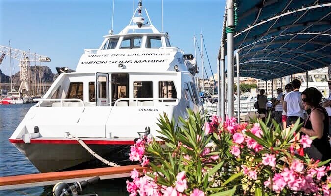 Bateau visite des Calanques