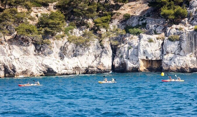 Kayak dans les Calanques