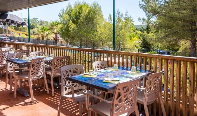 Terrasse du restaurant